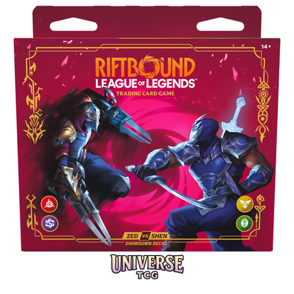 Riftbound: Vendetta Champion Deck Showdown: Zed vs Shen Display (4 Decks) - EN alternate view 3