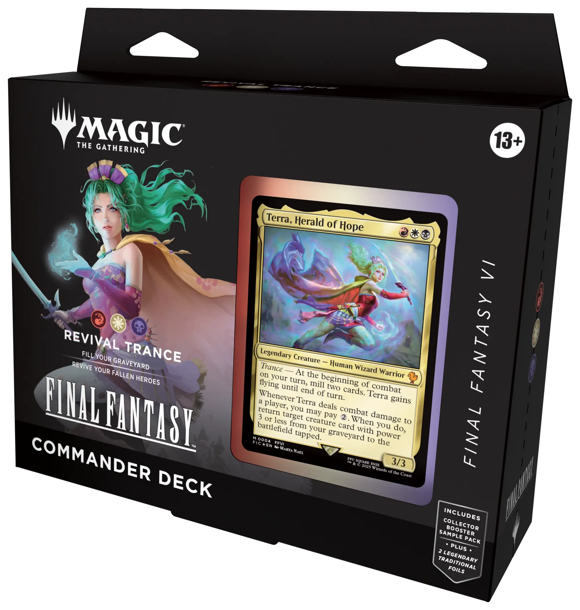 Magic: The Gathering - FINAL FANTASY Commander Deck: Revival Trance - English regular black-box Commander Deck