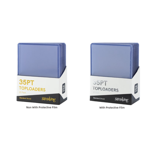 Sanseking Transparent 35PT Toploaders (25-Pack) - 25 Toploaders - official Sanseking product image