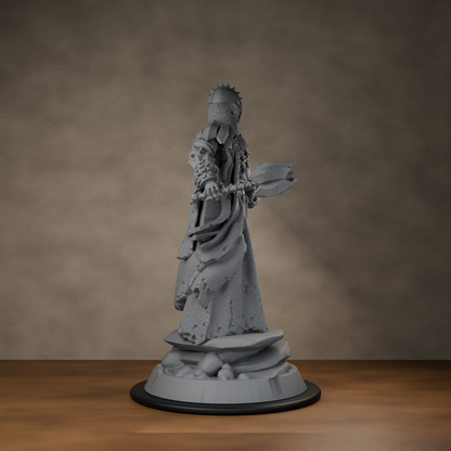 Giant Mace Wraith - unpainted resin miniature digital render - side right