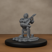 Lysandir Starwhisper - unpainted resin miniature digital render - hero