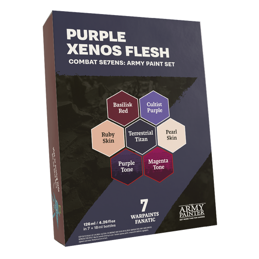 TAP - Combat Se7ens: Purple Xenos Flesh Paint Set - official product image