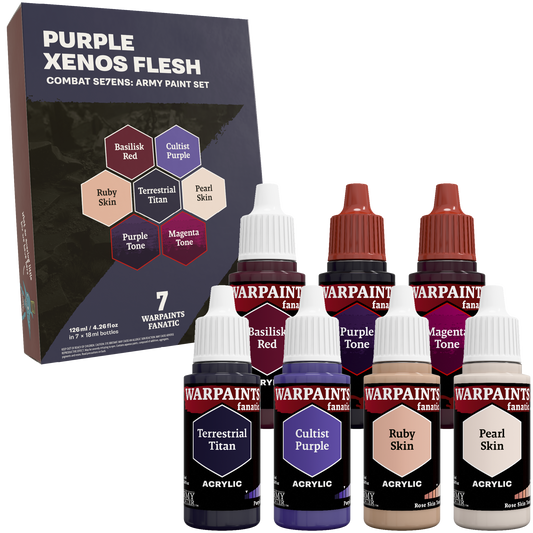 TAP - Combat Se7ens: Purple Xenos Flesh Paint Set - official product image 2