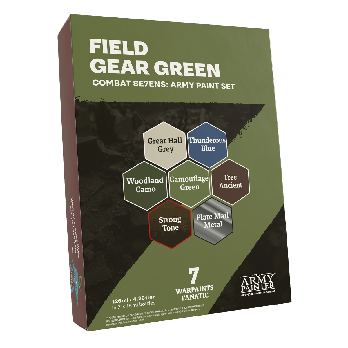 TAP - Combat Se7ens: Field Gear Green Paint Set - official product image