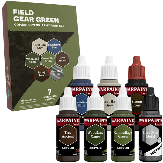TAP - Combat Se7ens: Field Gear Green Paint Set - official product image 2